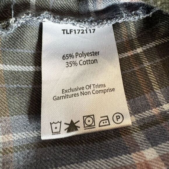 Triple Five Soul Plaid Lace Up Tunic Top - Picture 5 of 11